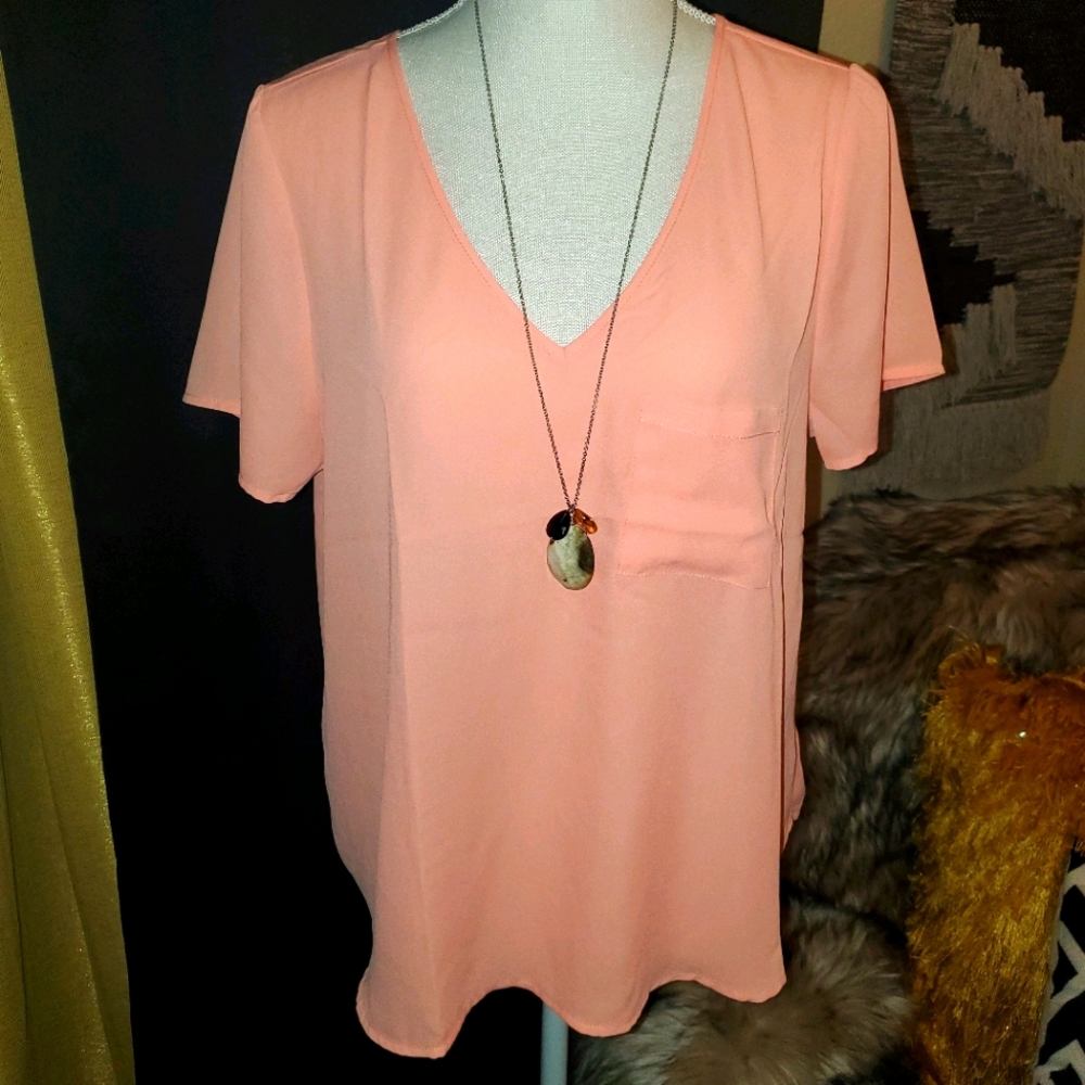 Sheer Lattice Back Top